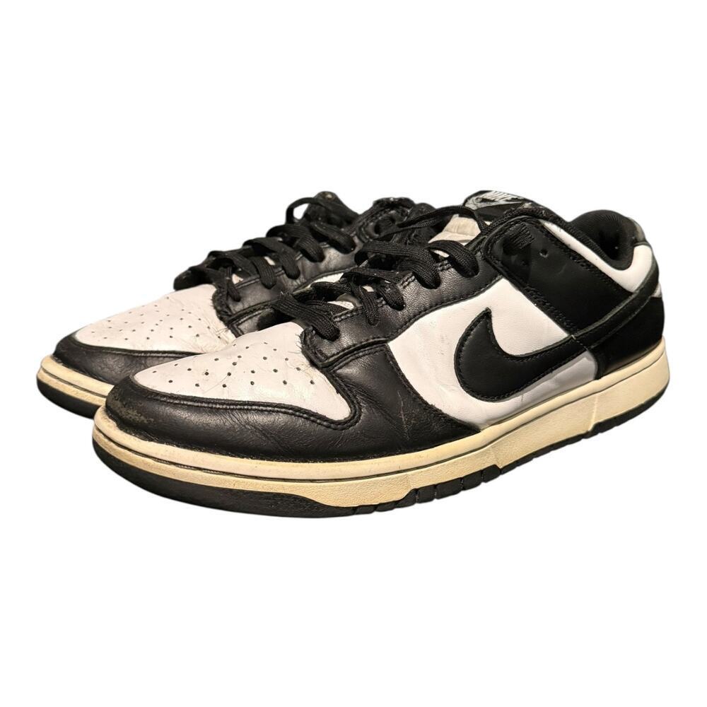 Nike Dunk Low Panda Men’s Black White Sneakers Size 10 DD1503-101